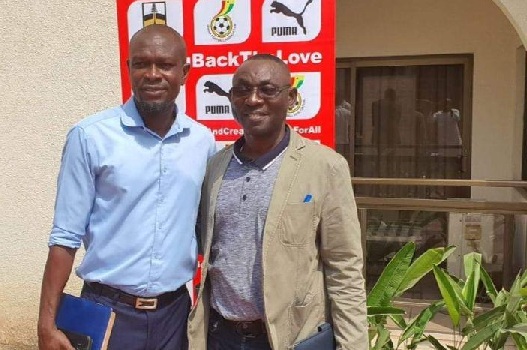 Black Stars First Assistant Coach, David Duncan (right) with Charles Kwablan Akonnor Black Stars First Assistant Coach, David Duncan (right) with Charles Kwablan Akonnor