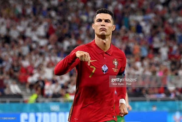 Landmark: Cristiano Ronaldo equals men's international scoring record
