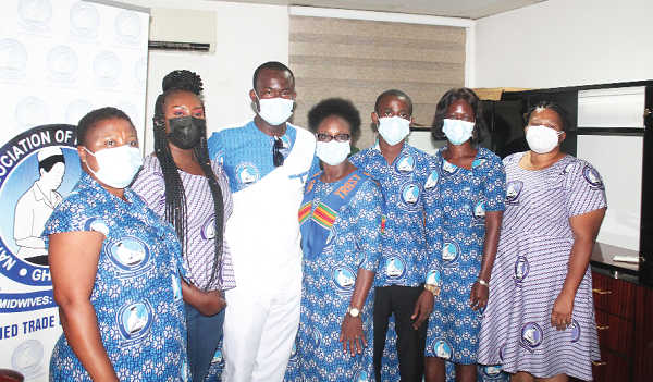  The new executive of the National Association of Registered Midwives, Ghana (NARM-Gh). Picture: Maxwell Ocloo