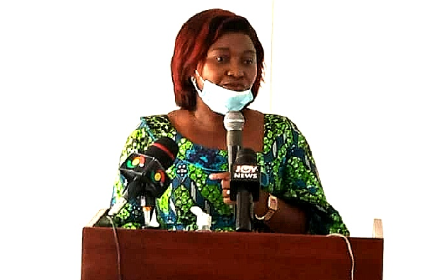 Mrs Justina Marigold Assan, the Central Regional Minister Mrs Justina Marigold Assan, the Central Regional Minister