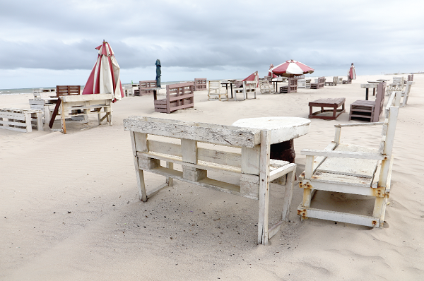 The deserted beach on May Day The deserted beach on May Day