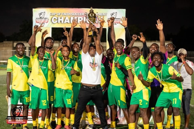 Open Heavens Temple crowned champions of inaugural Cup of Faith Tournament