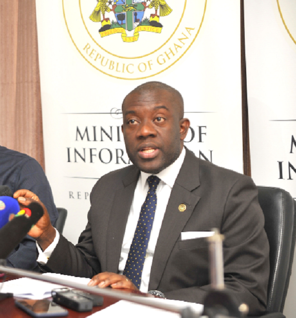 Mr Kojo Oppong Nkrumah - Minister of Information Mr Kojo Oppong Nkrumah - Minister of Information