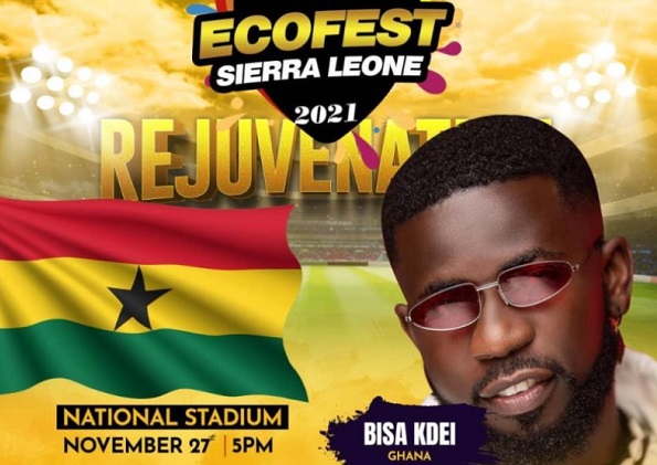 Bisa Kdei, P-Square headline 'EcoFest' in Sierra Leone Bisa Kdei, P-Square headline 'EcoFest' in Sierra Leone