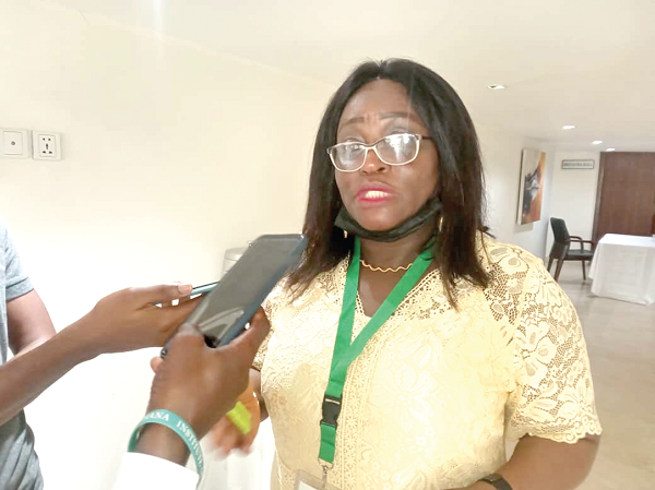 Dr Rose Suniso Maxwell Gidado, Assistant Director of the Agricultural Biotechnology Department at the National Biotechnology Development Agency in Nigeria, speaking to journalists Dr Rose Suniso Maxwell Gidado, Assistant Director of the Agricultural Biotechnology Department at the National Biotechnology Development Agency in Nigeria, speaking to journalists