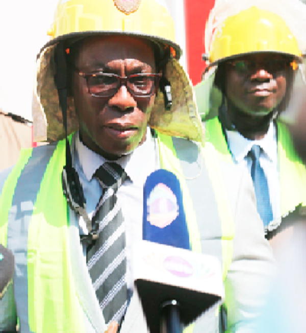 Dr Justice Ofori, Commissioner of Insurance, speaking at the presentation ceremony