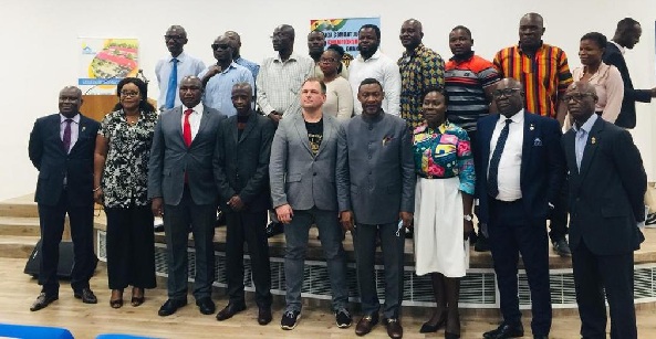 Officials of GJJF and EXIM Bank after the event