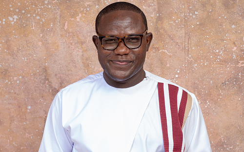 The writer, Kobena Ansah