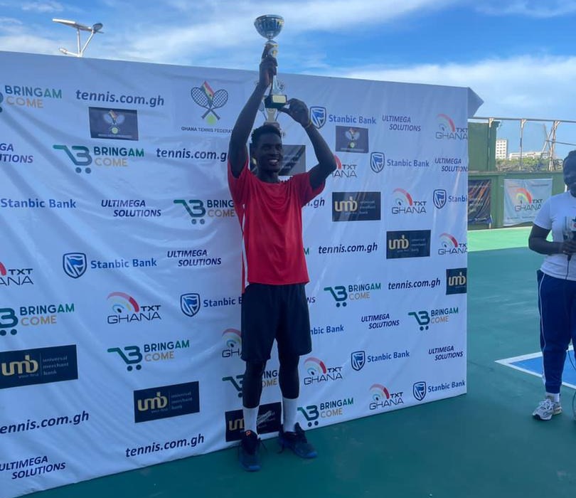 Johnson Acquah - Winner of Tennis Super Cup Johnson Acquah - Winner of Tennis Super Cup