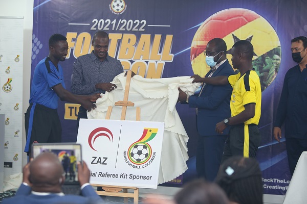 Referees for all GFA-organised competitions will wear ZAZ kits over the next three seasons Best Ghana Premier League referee to get new car as prize