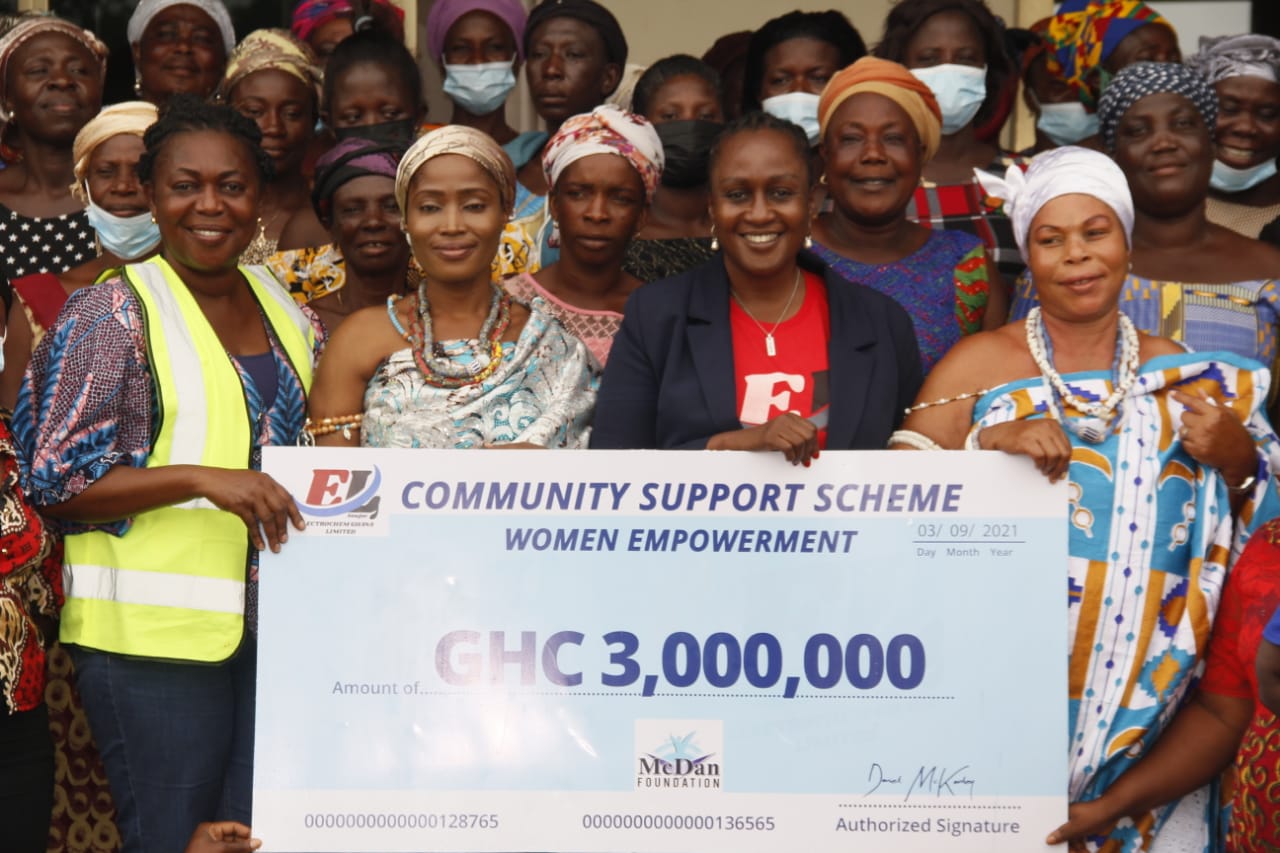 Electrochem provides interest free loans to Ada women