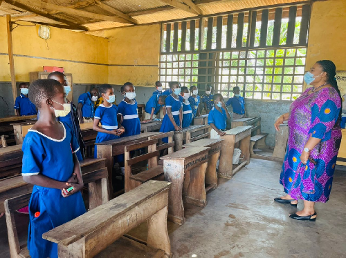 School Feeding Coordinator pays unannounced visit to monitor caterers