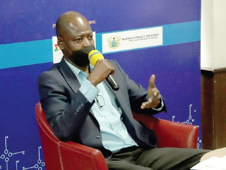 Dr Steve Manteaw - Co-Chairman of the Ghana Extractive and Transparency Initiative. EDNA SALVO-KOTEY