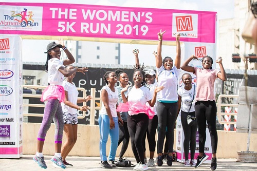 Some participants at last year's event Frytol sponsors women’s health walk