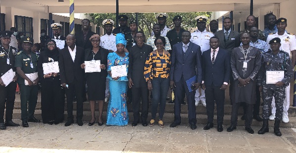 Some participants and officials after the course Some participants and officials after the course