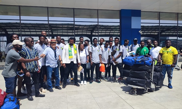 The MŠK Žilina Africa FC contingent
