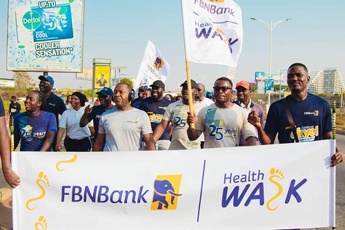 FBNBank kicks off 2024 with health walk FBNBank kicks off 2024 with health walk
