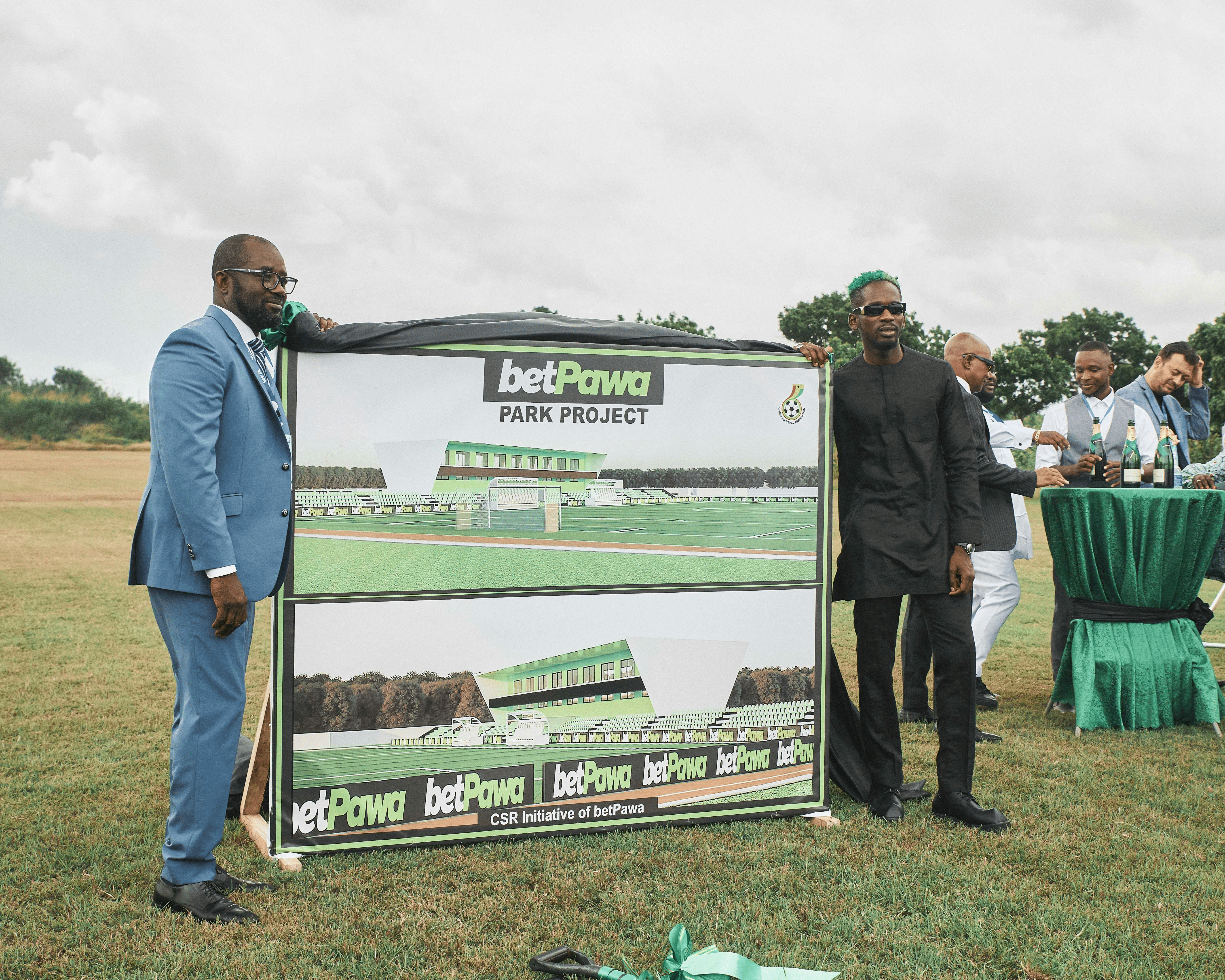 betPawa and GFA cut sod for construction of betPawa Football Arena at Prampram