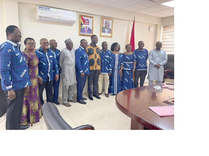 Dr Edward Kwapong (6th left), President of CIHRM Ghana, and Dr Yaw Adutwum (7th left), Minister of Education with other Council Members after the inauguration HR regulator to sanitise industry