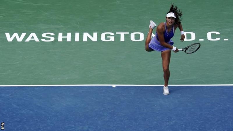 Washington Open: Emma Raducanu &amp; Dan Evans reach quarter-finals