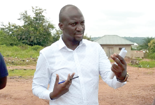 Nasir Alfa Mohammed, Vice-Chairman of PIAC, speaking to the Daily Graphic after the public forum at Kintampo Nasir Alfa Mohammed, Vice-Chairman of PIAC, speaking to the Daily Graphic after the public forum at Kintampo