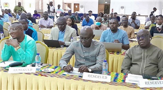 Some participants in the two-day review conference in Koforidua Some participants in the two-day review conference in Koforidua