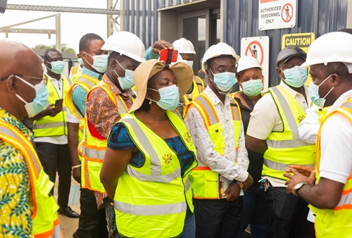 Minister of Sanitation tours Western Region's Wastewater and Medical Waste Treatment Facilities Minister of Sanitation tours Western Region's Wastewater and Medical Waste Treatment Facilities