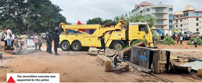 Haphazard development in Tema: TMA wages war on illegal structures