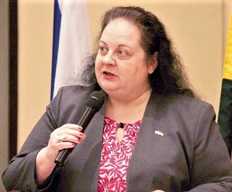 Shlomit Sufa, Israeli Ambassador to Ghana, speaking at the livestock breakfast meeting. Picture: Maxwell Ocloo Shlomit Sufa, Israeli Ambassador to Ghana, speaking at the livestock breakfast meeting. Picture: Maxwell Ocloo