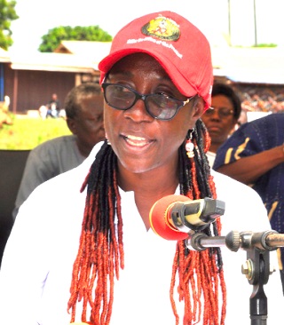 Mary Naa Asheley Anyomi, the Technical Coordinator of the Ghana AIDS Commission Technical Support Unit in the Volta Region 
