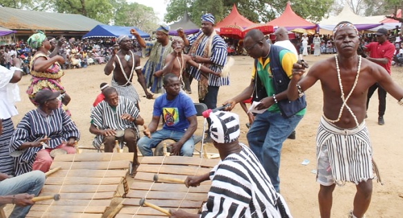 Cultural troupe performing Dagaba dance