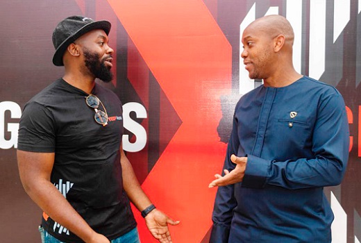 Darryl Kwame Mawutor Abraham (right), Taptap Send Growth Director, Africa, interacting with Terry Kojo Oppong, Organiser of FEDxAccra 2022 at the forum Darryl Kwame Mawutor Abraham (right), Taptap Send Growth Director, Africa, interacting with Terry Kojo Oppong, Organiser of FEDxAccra 2022 at the forum