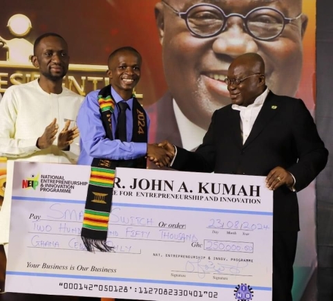 Samuel Naamgwinaa, KIC Agritech Challenge Classic participant, wins top prize in Presidential Pitch Season 5 Samuel Naamgwinaa, KIC Agritech Challenge Classic participant, wins top prize in Presidential Pitch Season 5