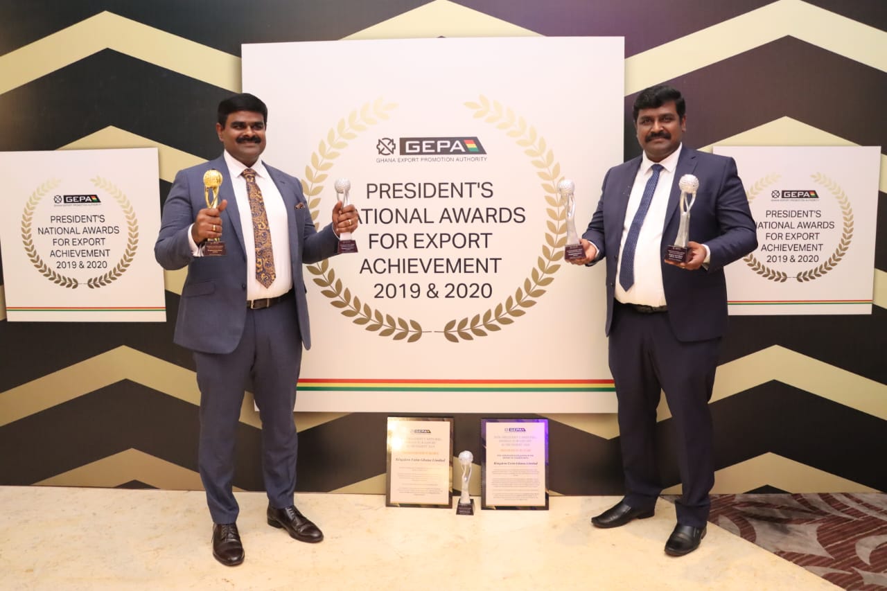 Kingdom Exim Ghana Limited wins five awards