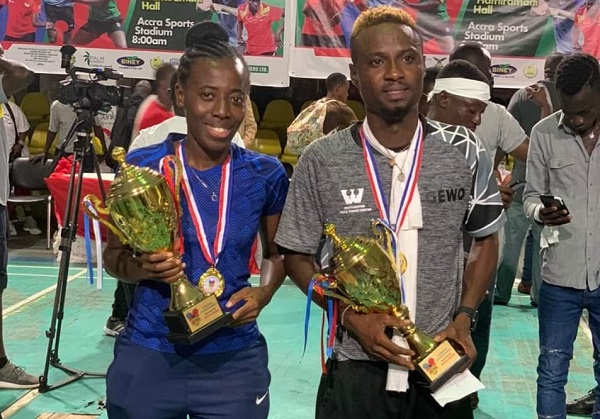 Celia Baah Danso and Felix Lartey 