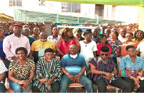 Members of the 1982 year group after the launch of the homecoming Members of the 1982 year group after the launch of the homecoming