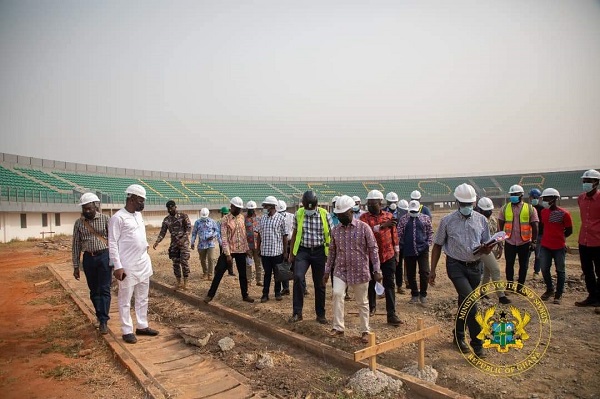 Minister tours African Games facilities Minister tours African Games facilities