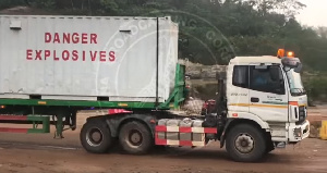 Trucks seen in video allegedly transporting explosives without Police escorts were empty Minerals Commission says truck seen in video allegedly transporting explosives without Police escorts was empty
