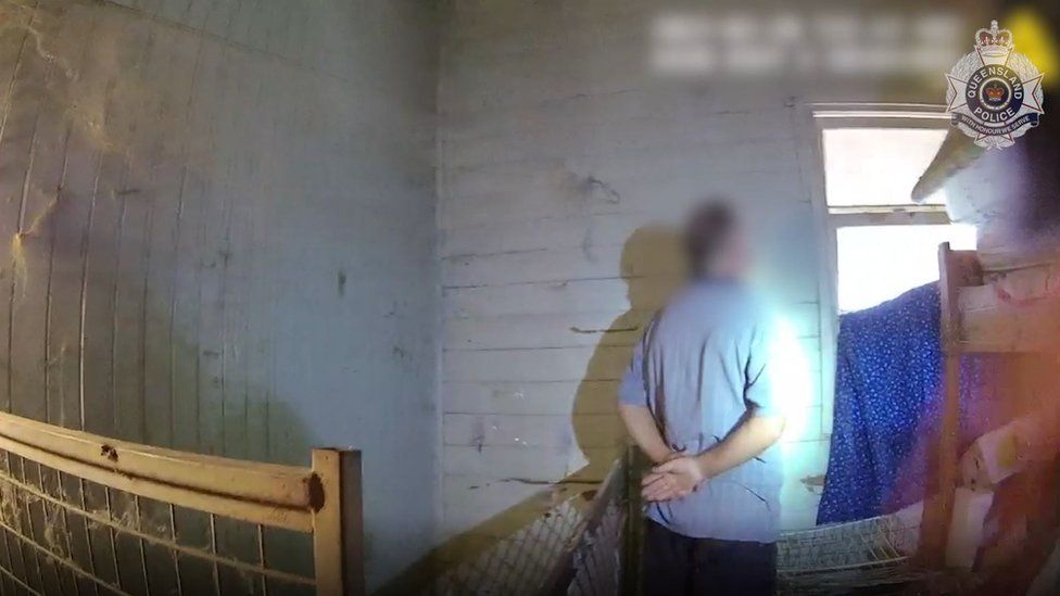 Graham Potter was pictured looking dishevelled in a derelict residence at the time of his arrest Graham Potter was pictured looking dishevelled in a derelict residence at the time of his arrest