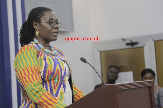 Minister for Communications and Digitalisation, Mrs Ursula Owusu-Ekuful Minister for Communications and Digitalisation, Mrs Ursula Owusu-Ekuful