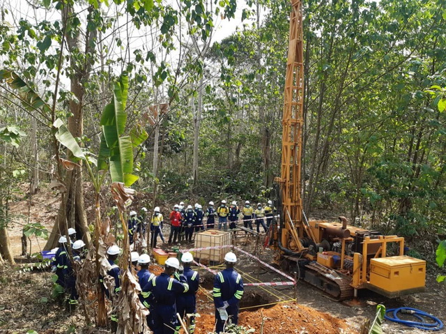 Rocksure International is currently undertaking Mineral Resource Estimates to validate and define the bauxite reserves.