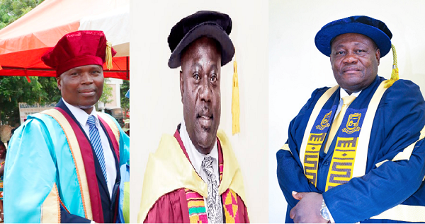 Prof. Samuel Erasmus Alnaa, Vice Chancellor, Bolgatanga Technical University, Prof. John Frank Eshun, Vice chancellor, Takoradi Technical University and and Prof. Samuel Nii Odai, Vice Chancellor, Accra Technical University Prof. Samuel Erasmus Alnaa, Vice Chancellor, Bolgatanga Technical University, Prof. John Frank Eshun, Vice chancellor, Takoradi Technical University and and Prof. Samuel Nii Odai, Vice Chancellor, Accra Technical University