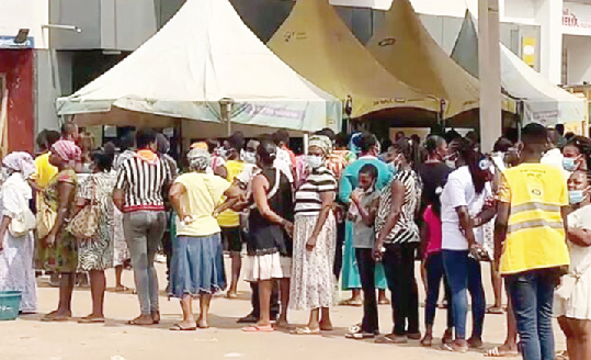 Long queues have characterised the SIM registration exercise Long queues have characterised the SIM registration exercise