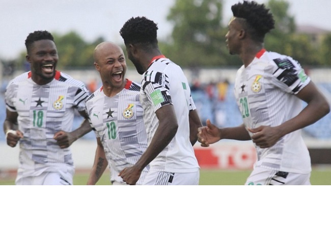 Some Black Stars players Some Black Stars players