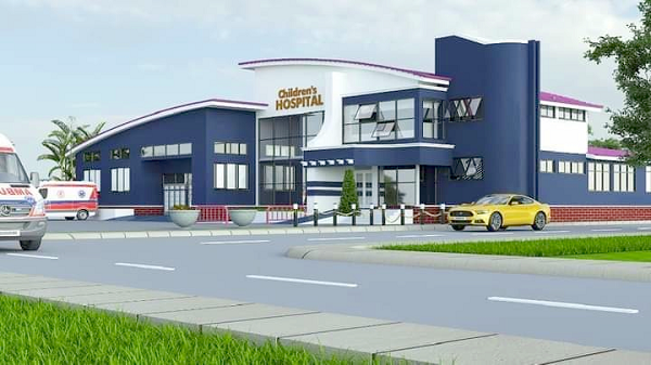 An artist’s impression of the children's hospital An artist’s impression of the children's hospital