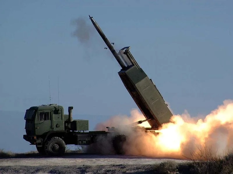 HIMARS - High-Mobility Artillery Rocket System, a member of MLRS family HIMARS - High-Mobility Artillery Rocket System, a member of MLRS family