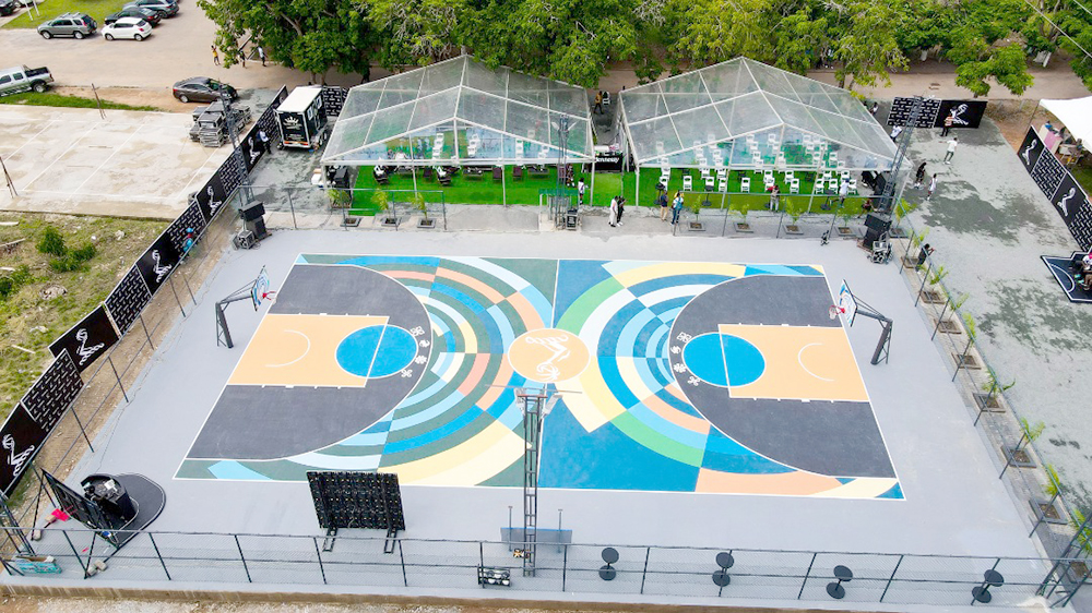  Hennessy collaborates with Nico Wayo to refurbish GAEC basketball court