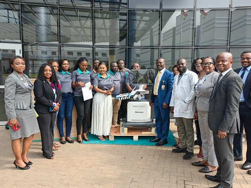 Hisense donates ultrasound machine and large-screen TVs to UGMC Hisense donates ultrasound machine and large-screen TVs to UGMC
