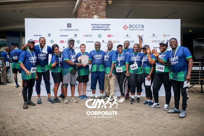 Over 500 join first-ever Corporate in Motion Wellness event in Accra