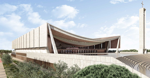 Architectural design of the proposed national cathedral